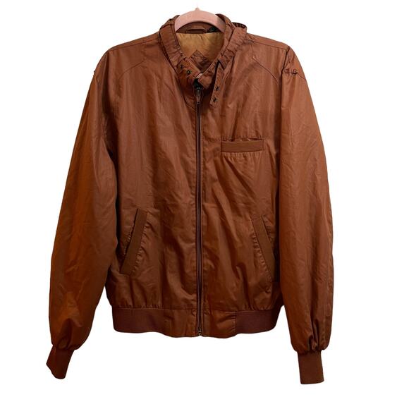 Members Only Camel Brown Racer Jacket